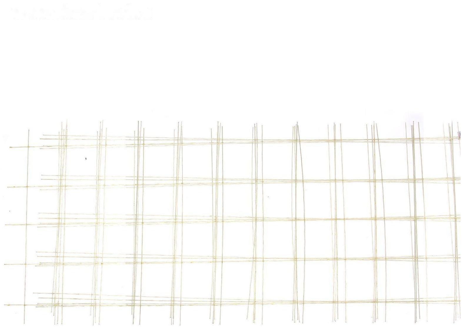 Сетка кладочная стеклопластиковая ТУ, 100х100 мм диаметр 2,5 мм, лист 1500*500