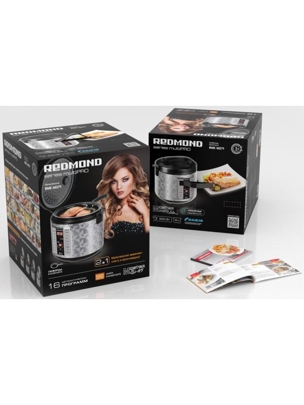 Мультиварка Redmond RMK-M271, 830 Вт, 5 л, 16 программ, отложенный старт
