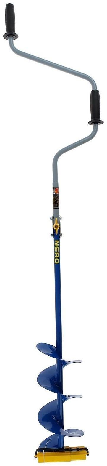 Ледобур NERO-180, L-шнека 0.36 м, L-транспортировочная 0.88 м, L-рабочая 1.05 м, 3 кг