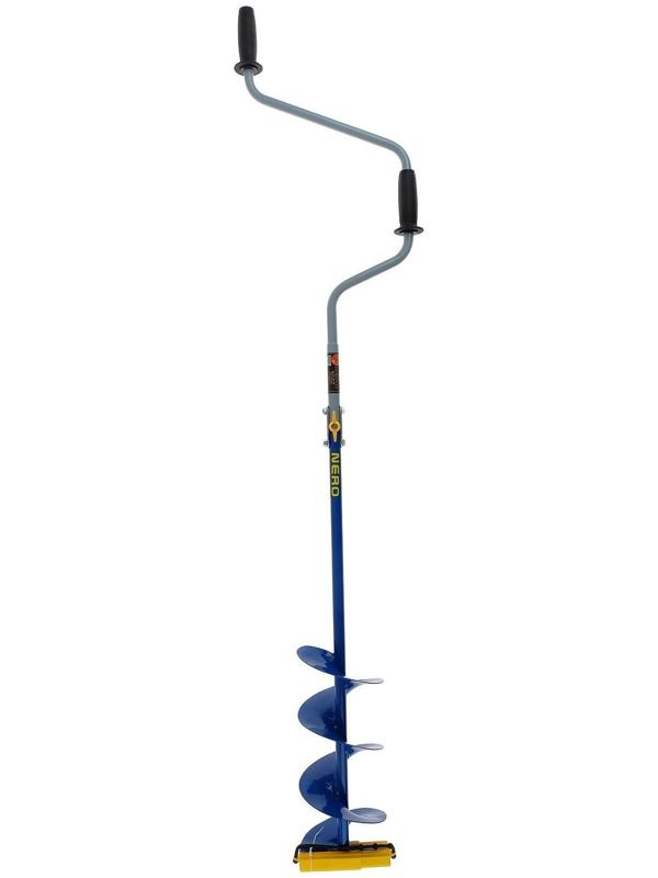 Ледобур NERO-180, L-шнека 0.36 м, L-транспортировочная 0.88 м, L-рабочая 1.05 м, 3 кг