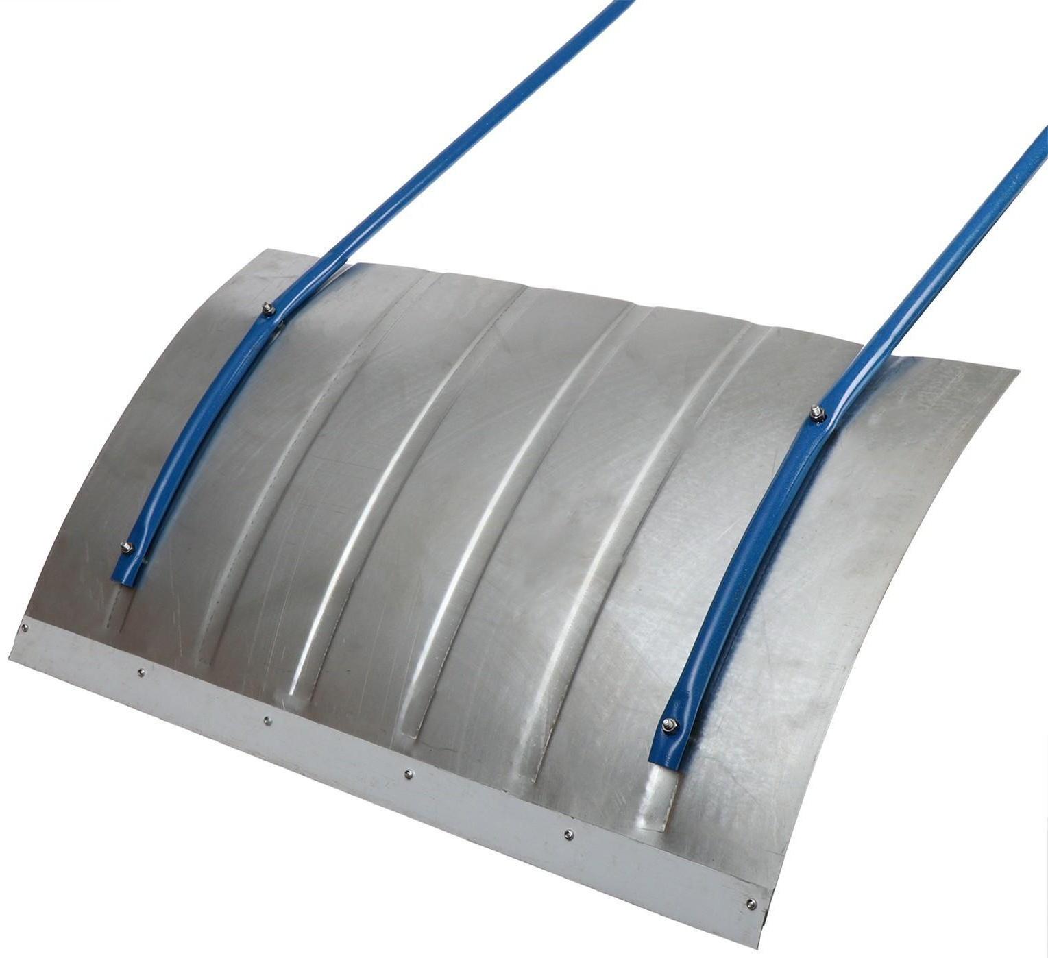 Движок оцинкованный, размер ковша 44 × 75 см, металлическая планка, ручка цвет МИКС