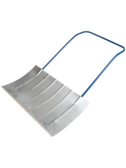 Движок оцинкованный, размер ковша 44 × 75 см, металлическая планка, ручка цвет МИКС