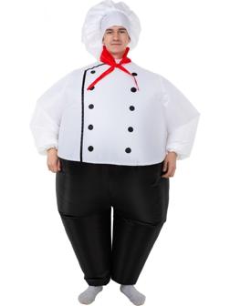 Костюм надувной «Повар», рост 150-190 см