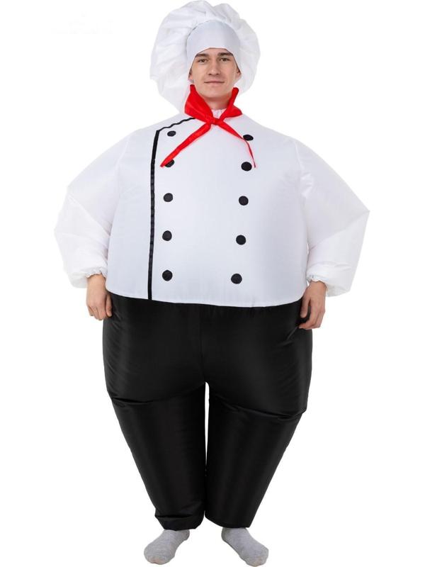 Костюм надувной «Повар», рост 150-190 см