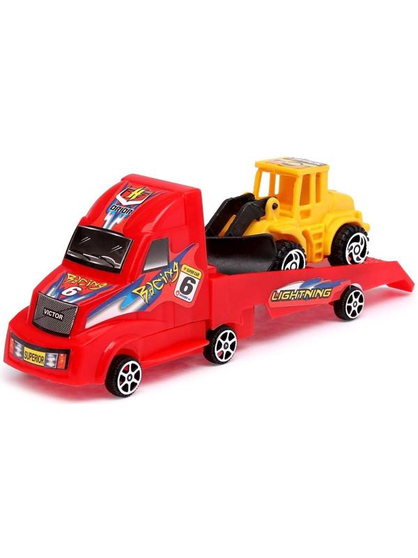 Инерционная машина «Эвакуатор», с трактором, цвета МИКС