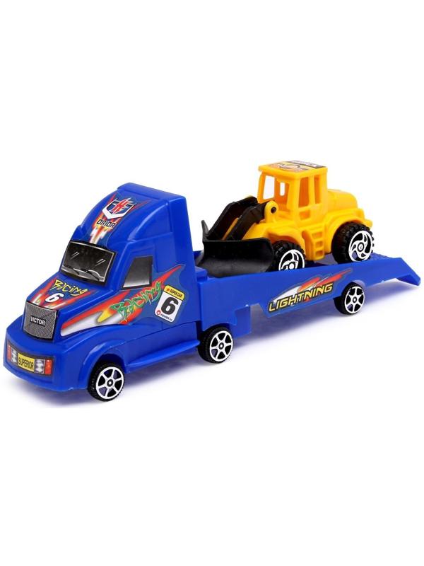 Инерционная машина «Эвакуатор», с трактором, цвета МИКС