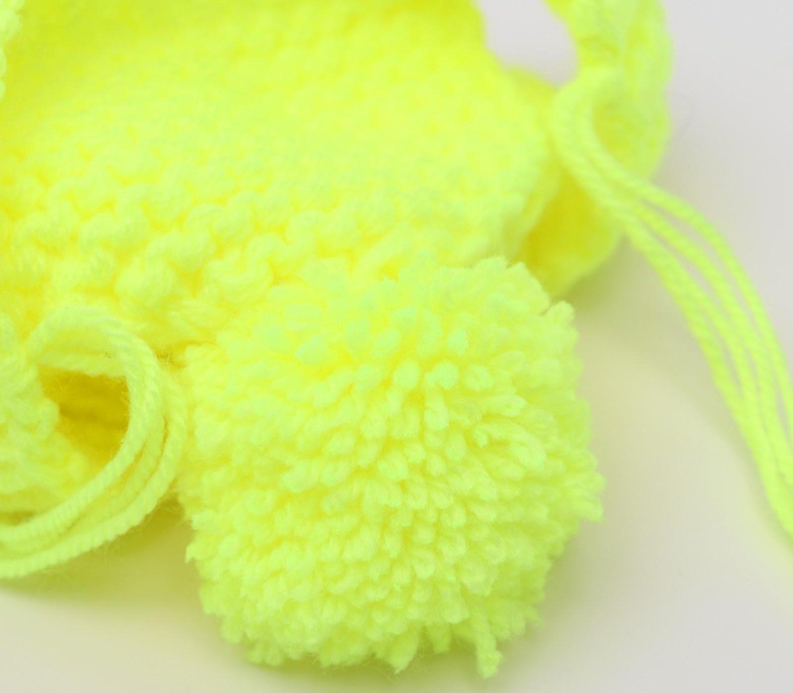 Шапка вязаная для собак, M-L (объем головы 28 см, высота 9 см), микс