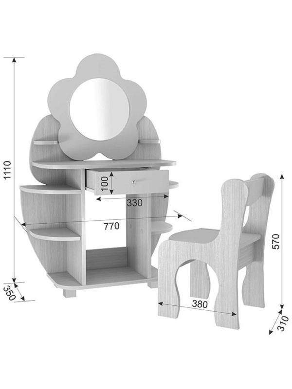 Детский набор Ромашка, Розовый