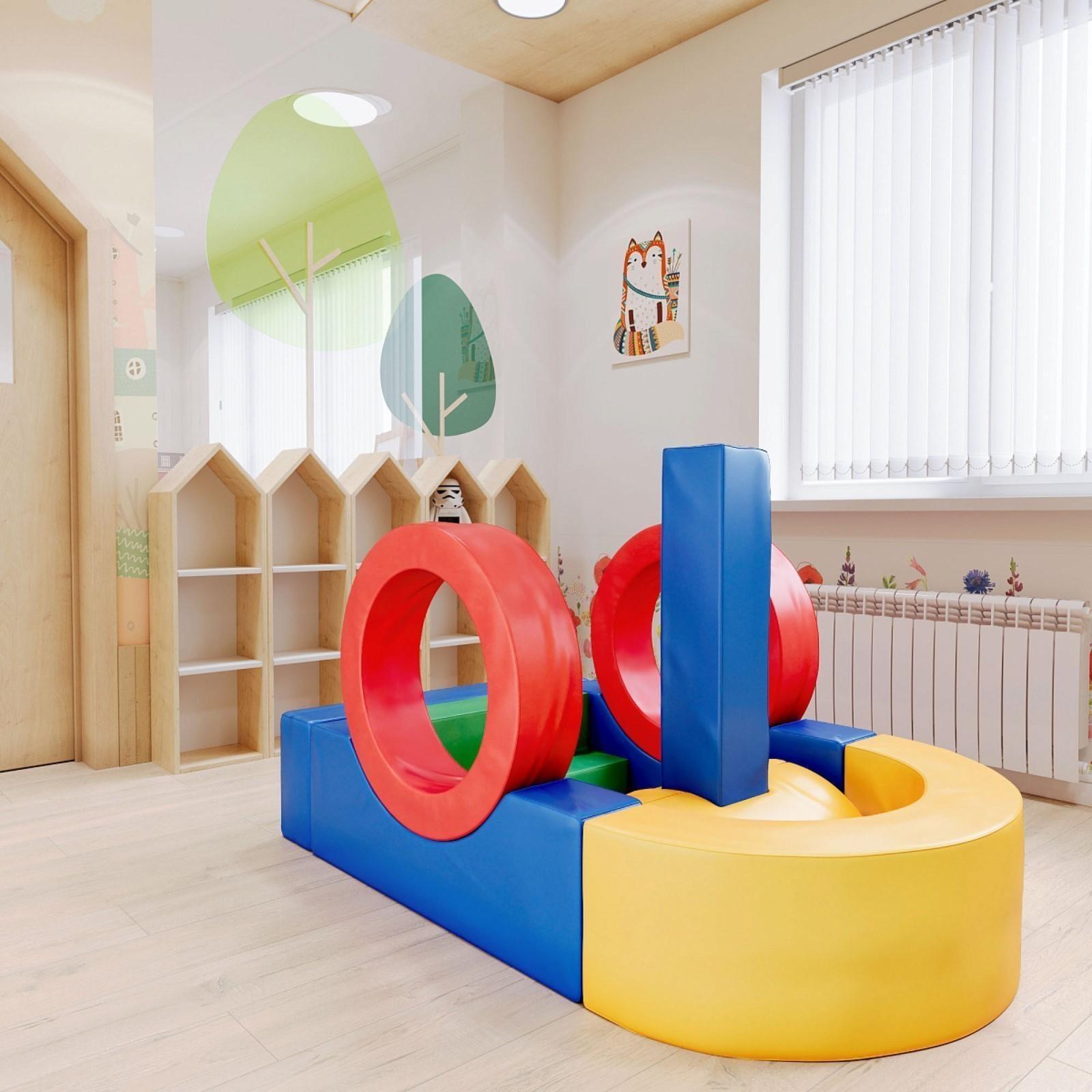 Мягкий игровой комплекс «Пароход»