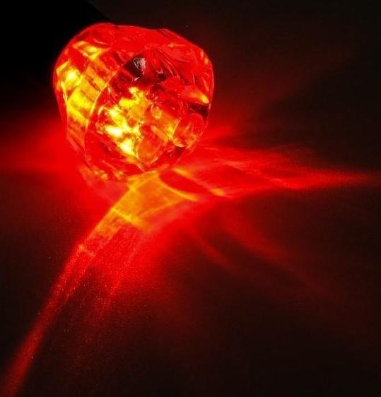 Лазерная указка, с карабином, 3 LED, 3 режима, 3 х 7.3 см, микс