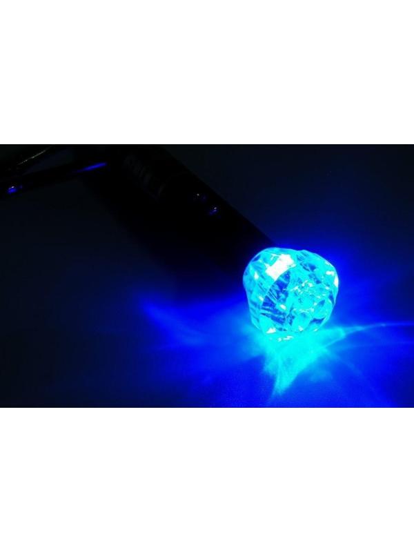 Лазерная указка, с карабином, 3 LED, 3 режима, 3 х 7.3 см, микс