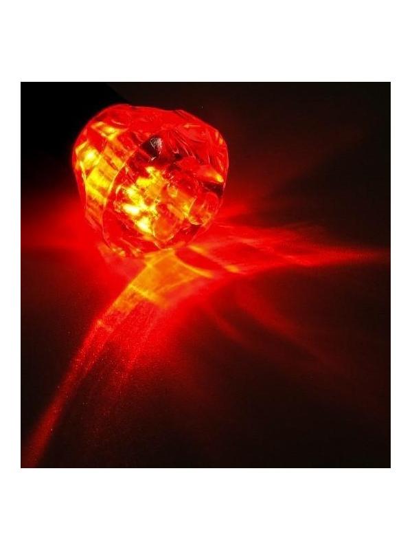 Лазерная указка, с карабином, 3 LED, 3 режима, 3 х 7.3 см, микс