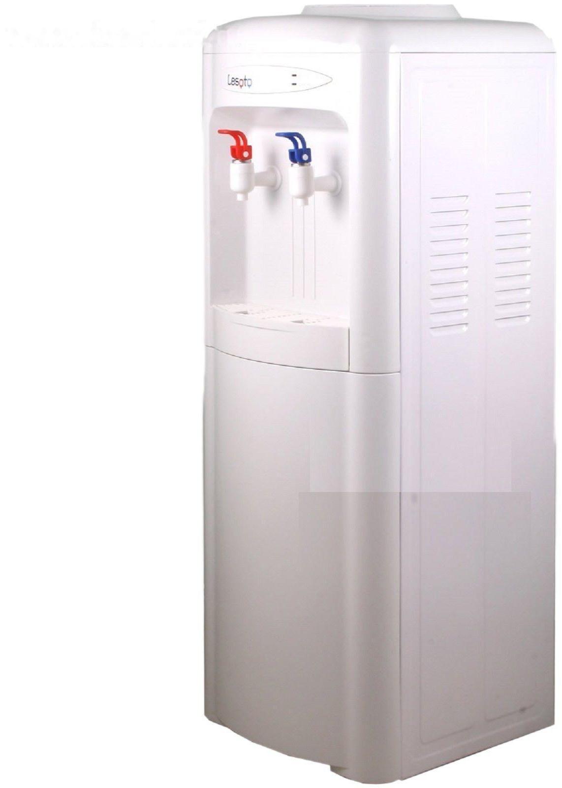 Кулер для воды LESOTO 222 L white, компрессорное охлаждение, нагрев 500 Вт, белый