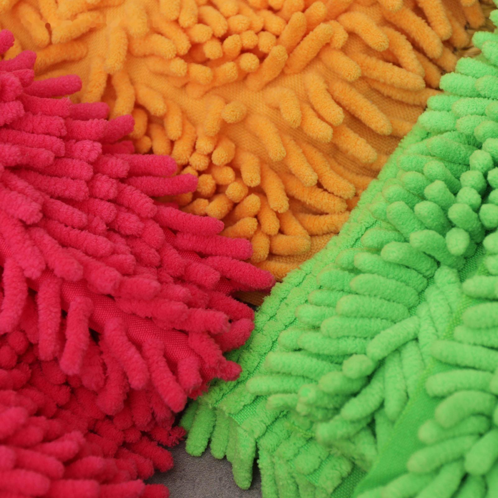 Насадка для швабры удлинённая ленточная, микрофибра букли, 350 гр, цвет МИКС