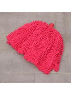 Насадка для швабры удлинённая ленточная, микрофибра букли, 350 гр, цвет МИКС