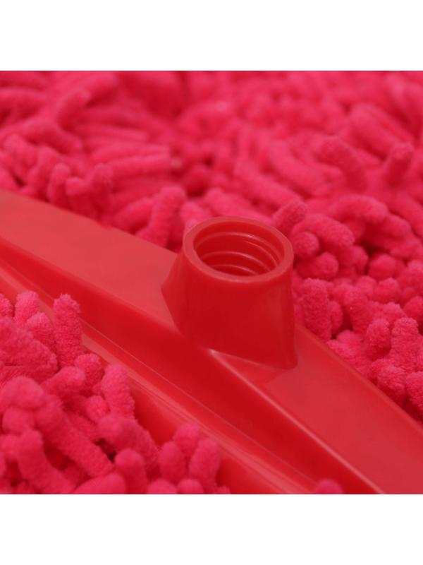 Насадка для швабры удлинённая ленточная, микрофибра букли, 350 гр, цвет МИКС