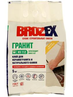 Клей для плитки BROZEX КС-112 ГРАНИТ 5,0 кг