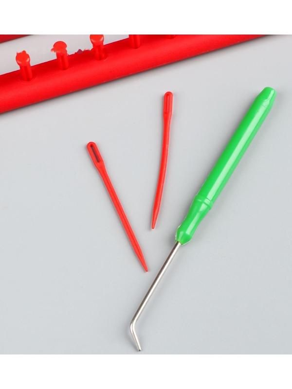Набор устройств для вязания 4 шт крючок,игла в компл. 25х5х3см,36,5х5х3см,47х5х3см,57х5х3см