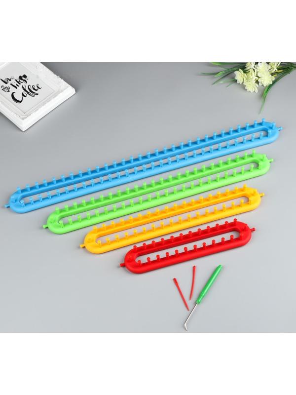 Набор устройств для вязания 4 шт крючок,игла в компл. 25х5х3см,36,5х5х3см,47х5х3см,57х5х3см