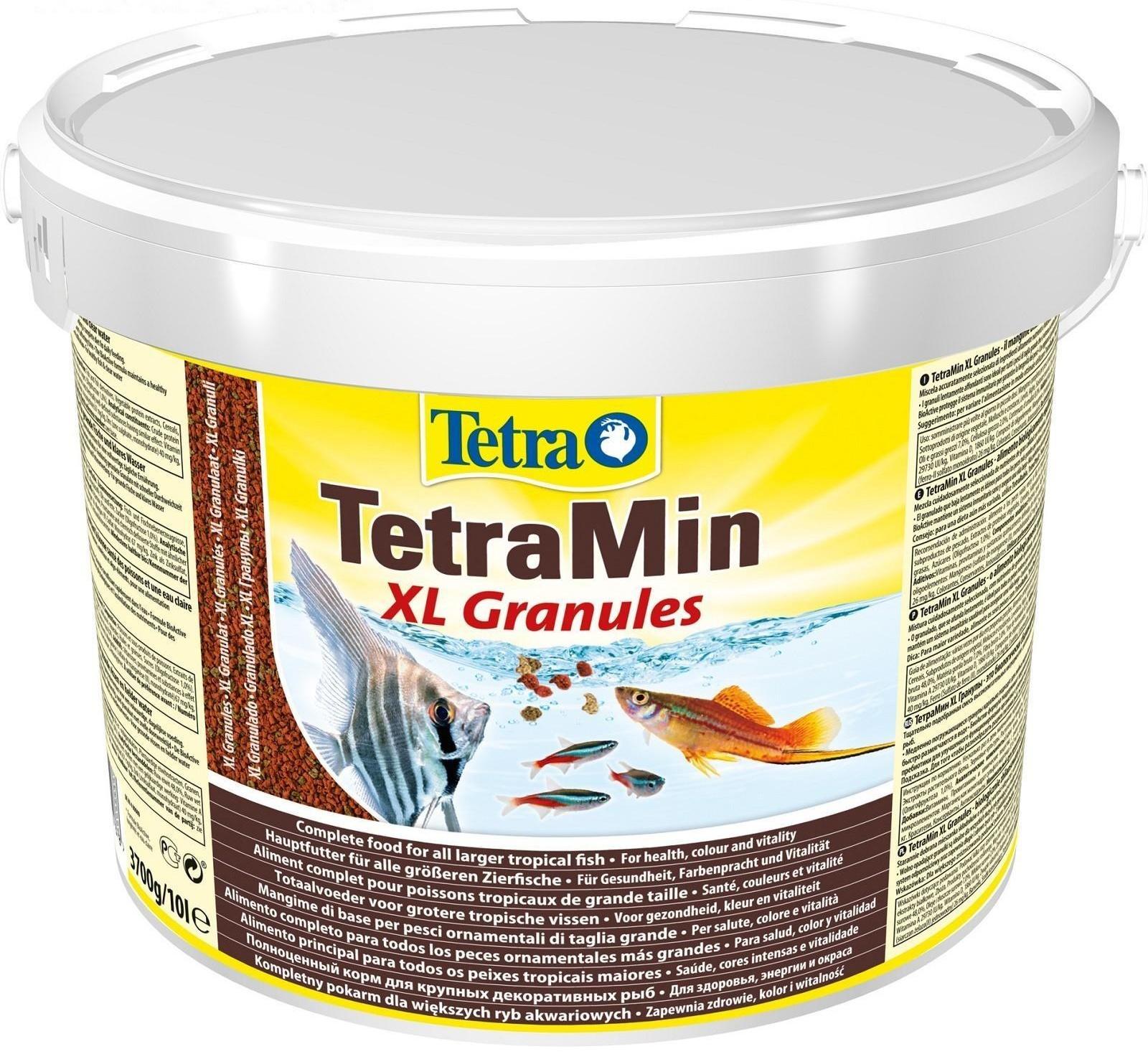 Корм TetraMin XL Granules для рыб, крупные гранулы, 10 л.