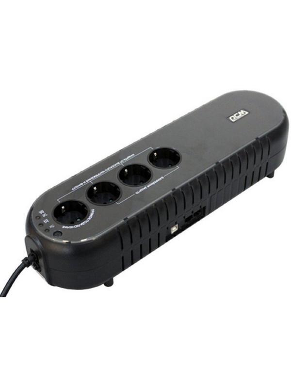 Источник бесперебойного питания Powercom WOW 1000U, 500 Вт, 1000 ВА, черный