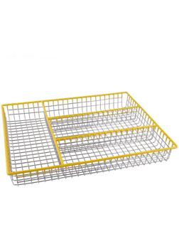 Подставка-лоток для столовых приборов Regent inox Trina, размер 32х26х4 см