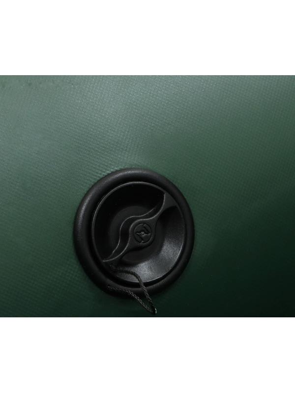 Лодка YUGANA R-260 PC ТР, реечная слань+транец, цвет олива