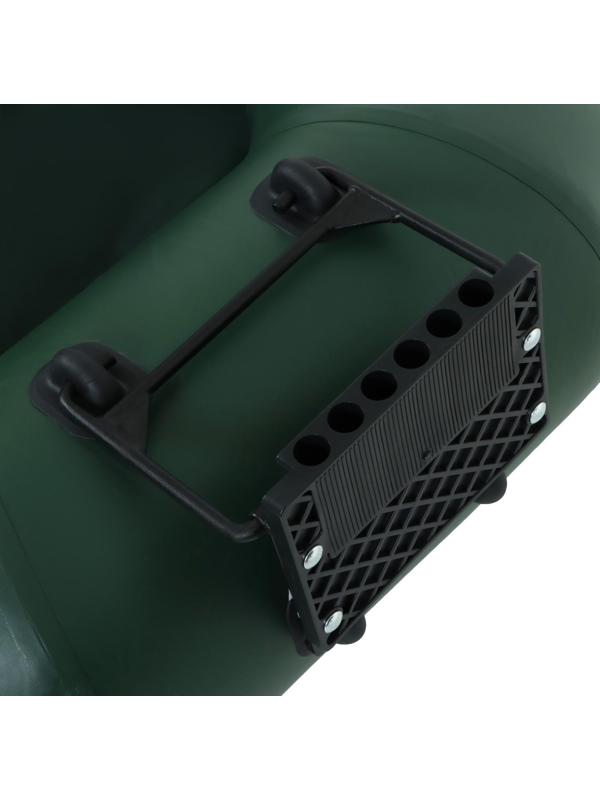 Лодка YUGANA R-260 PC ТР, реечная слань+транец, цвет олива