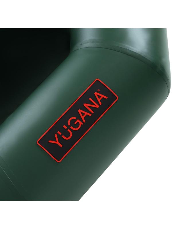 Лодка YUGANA R-260 PC ТР, реечная слань+транец, цвет олива