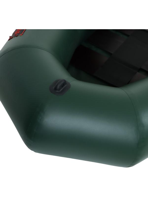 Лодка YUGANA R-260 PC ТР, реечная слань+транец, цвет олива