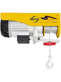 Тельфер электрический DENZEL TF-250, 0,25 т, 540 Вт, высота 12 м, 10 м/мин