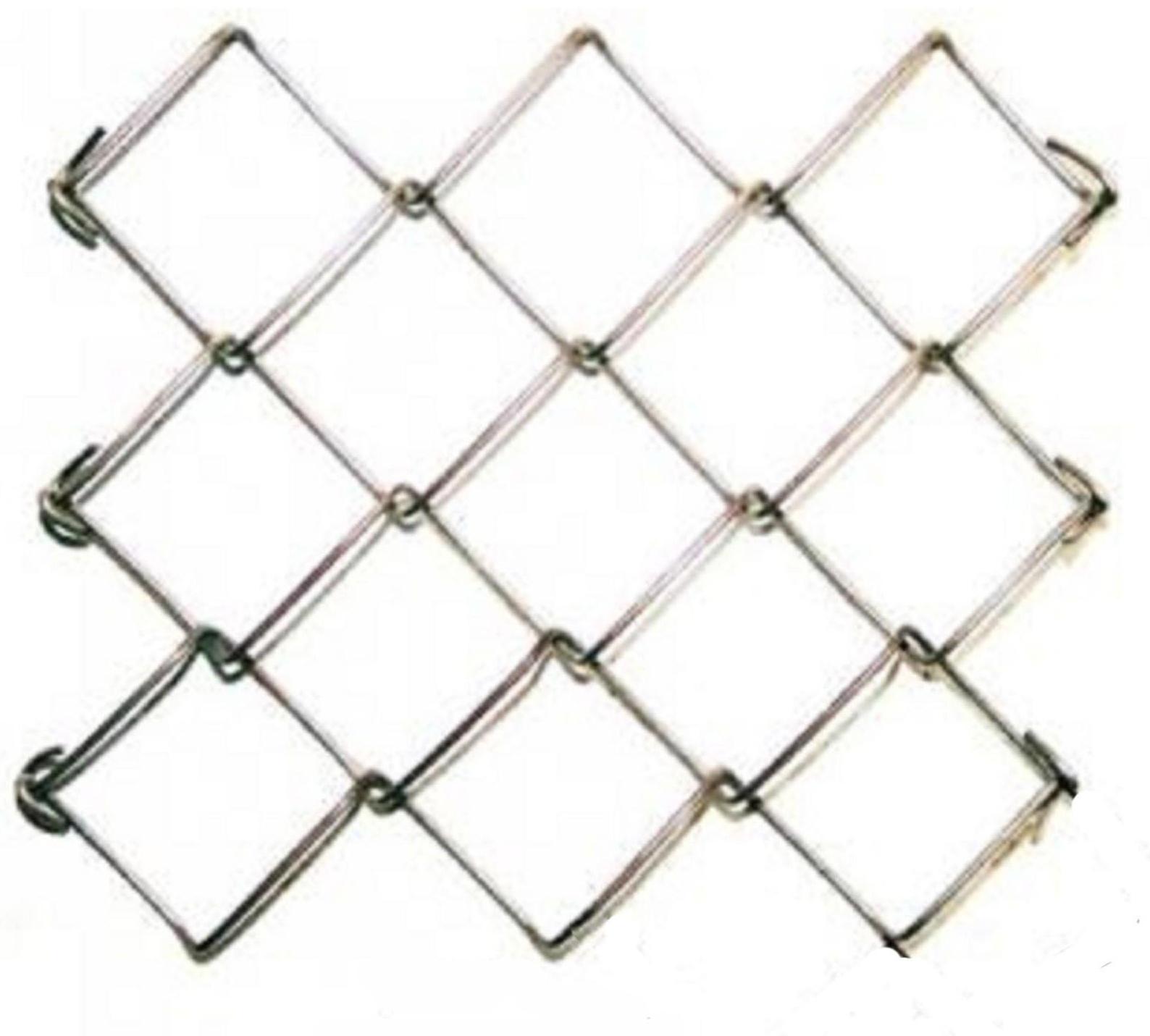 Сетка-рабица ячейка 20х20 мм, толщина 1,2мм, без покрытия (размер рулона 1,5х10м)