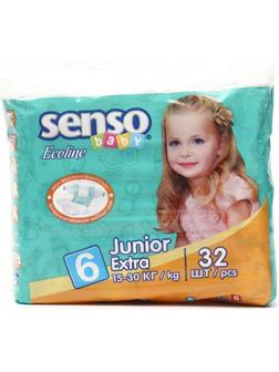 Подгузники ECOLINE Junior Extra (15-30 кг), 32 шт