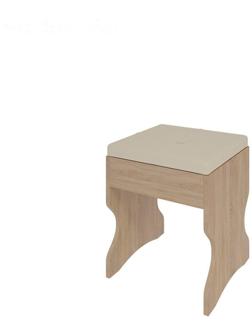 Пуф Виктория-1, 330х330х455, Дуб сонома