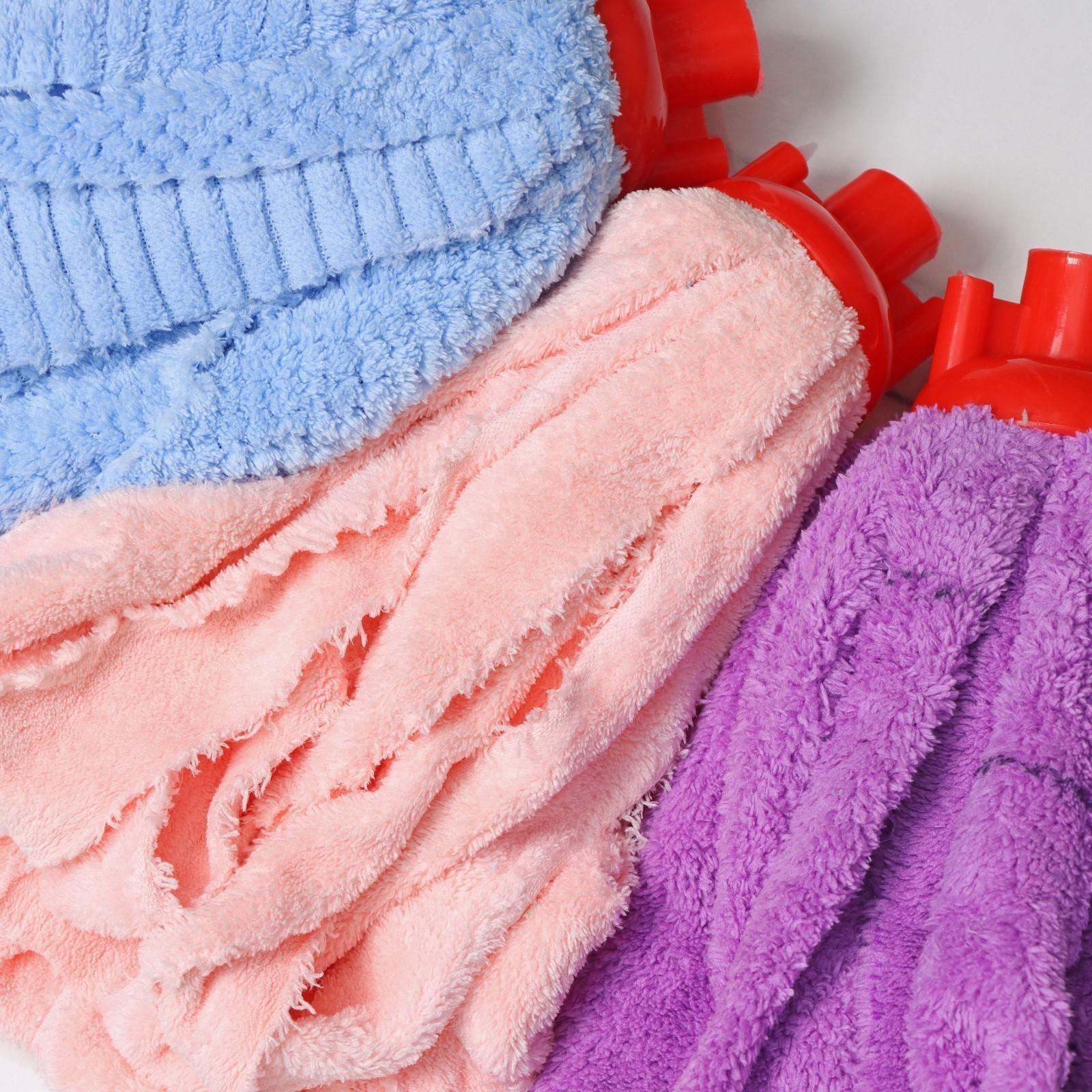 Насадка для швабры ленточная Доляна «Юбочка», микрофибра, 130 гр, цвет МИКС