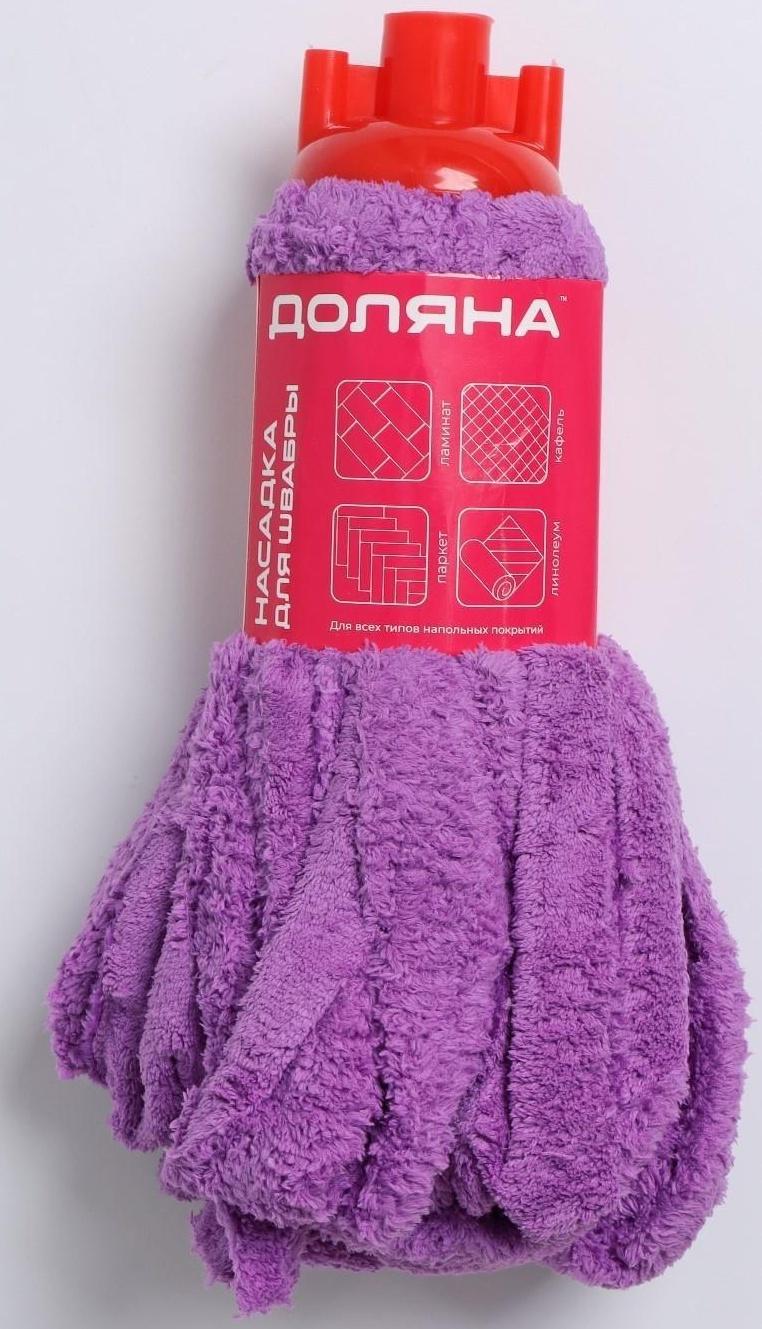 Насадка для швабры ленточная Доляна «Юбочка», микрофибра, 130 гр, цвет МИКС