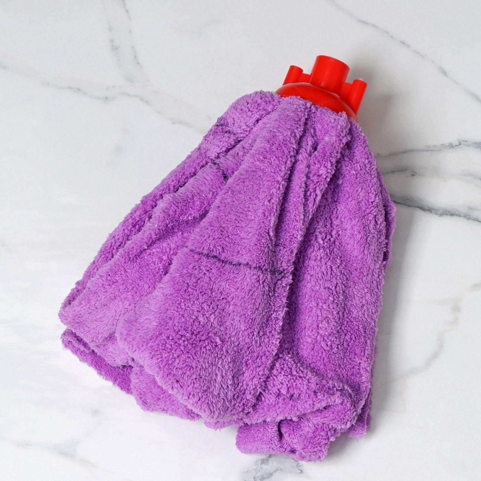 Насадка для швабры ленточная Доляна «Юбочка», микрофибра, 130 гр, цвет МИКС