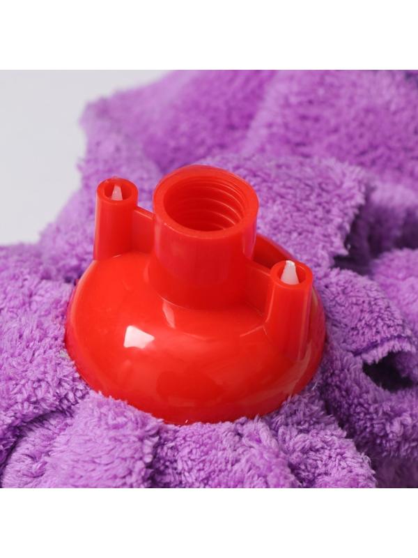 Насадка для швабры ленточная Доляна «Юбочка», микрофибра, 130 гр, цвет МИКС