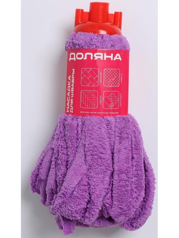 Насадка для швабры ленточная Доляна «Юбочка», микрофибра, 130 гр, цвет МИКС