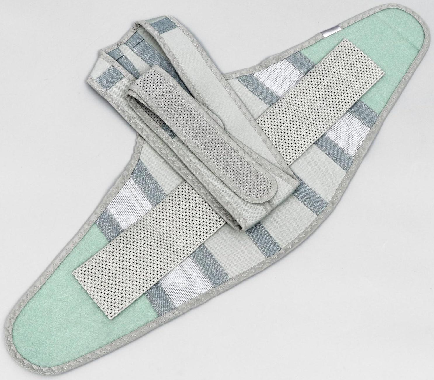 Корректор осанки НТ-КР-028, усиленный, 4 ребра, размер XS, цвет серый