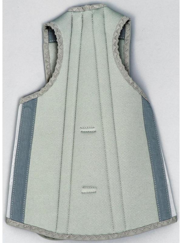 Корректор осанки НТ-КР-028, усиленный, 4 ребра, размер XS, цвет серый