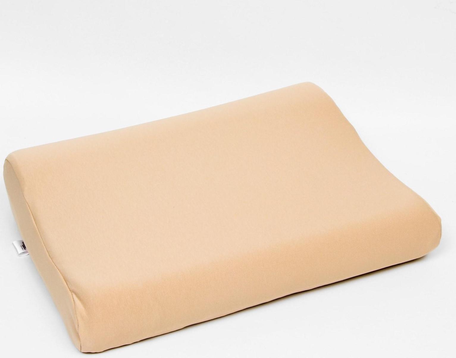 Подушка ортопедическая НТ-ПС-06, с эффектом памяти, размер 48 x 35 x 10/7,5 см