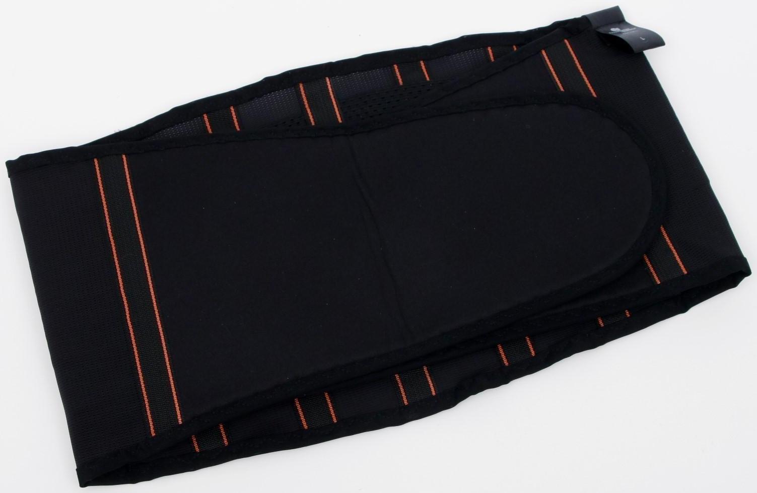 Корсет поясничный НТ-Р-027, жёсткая фиксация, размер L, цвет чёрный