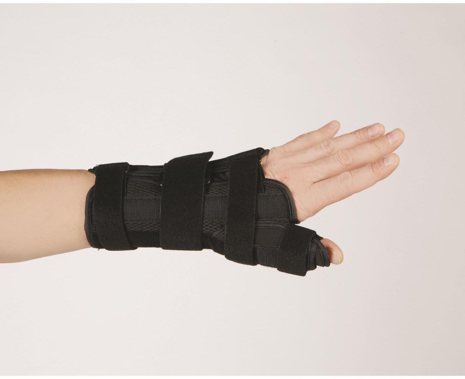 Повязка на кисть S-HT07WT, жёсткая фиксация, размер L (18-20 см), правая