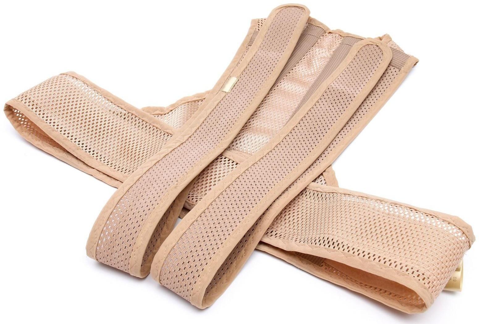 Корсет корректирующий осанку HT-KP-019, размер L, цвет бежевый