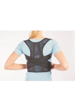 Корректор осанки НТ-КР-019, 2 ребра, размер L, цвет чёрный