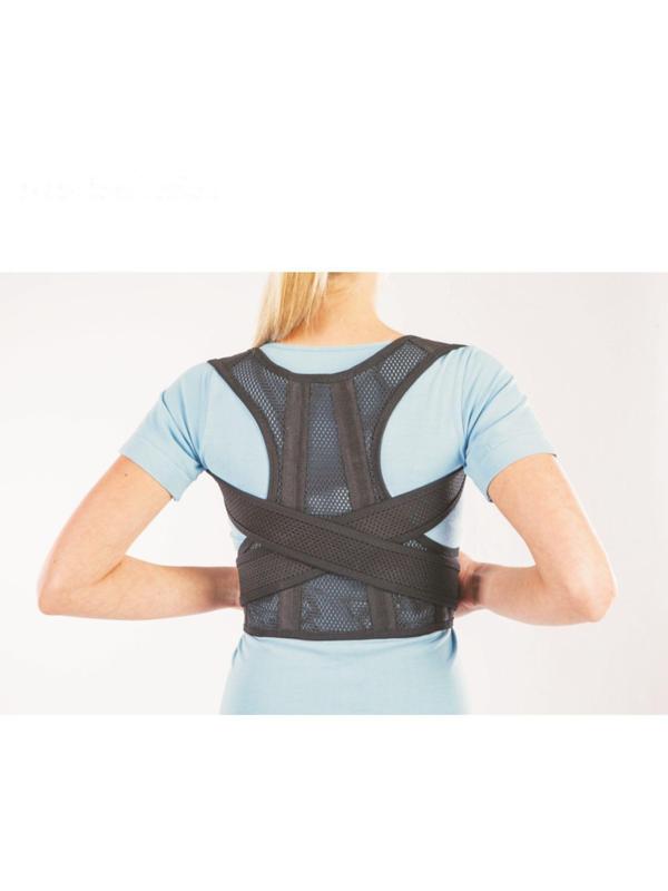 Корректор осанки НТ-КР-019, 2 ребра, размер L, цвет чёрный