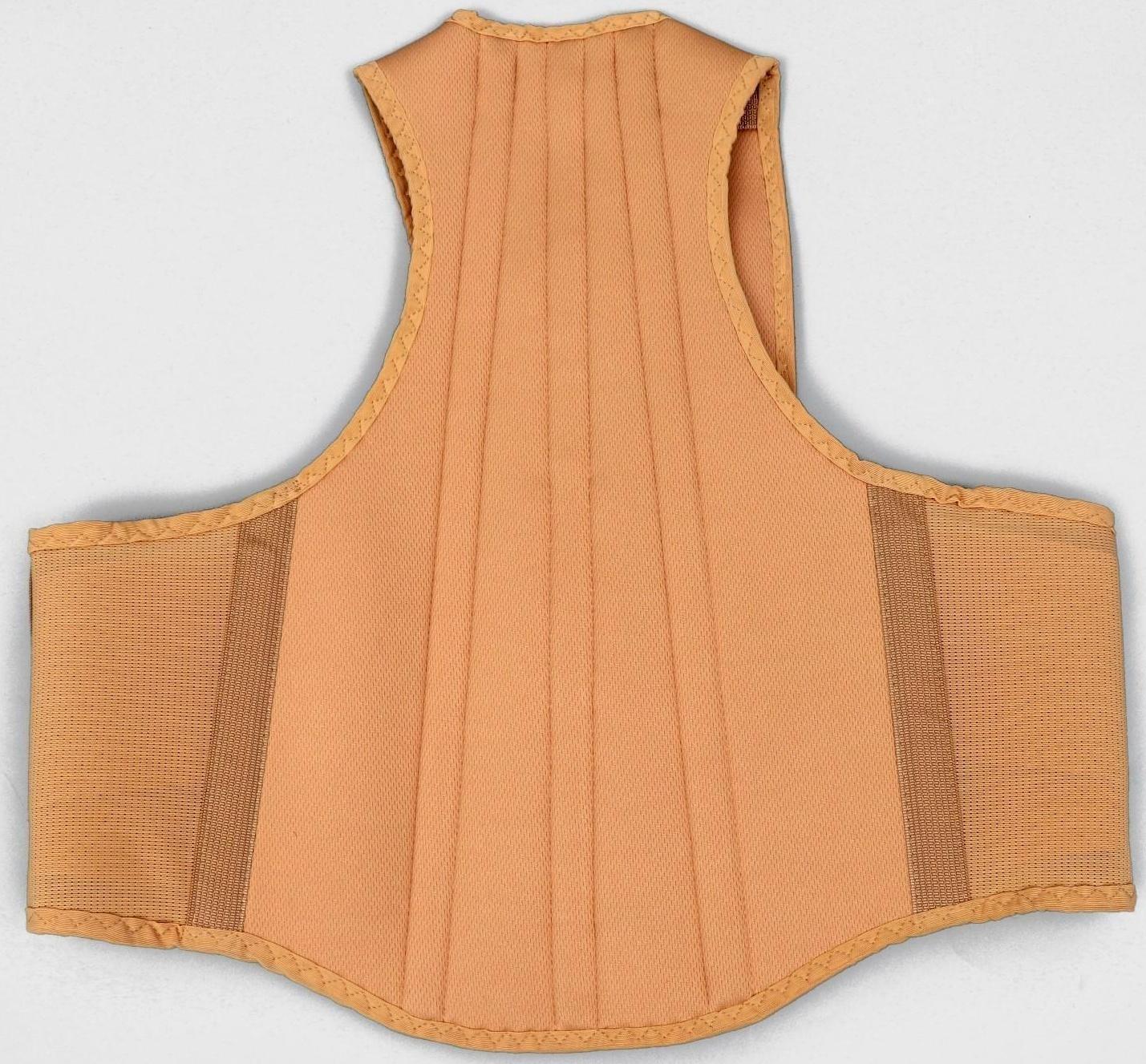 Корректор осанки НТ-КР-031, усиленный, 4 ребра, размер L, цвет бежевый