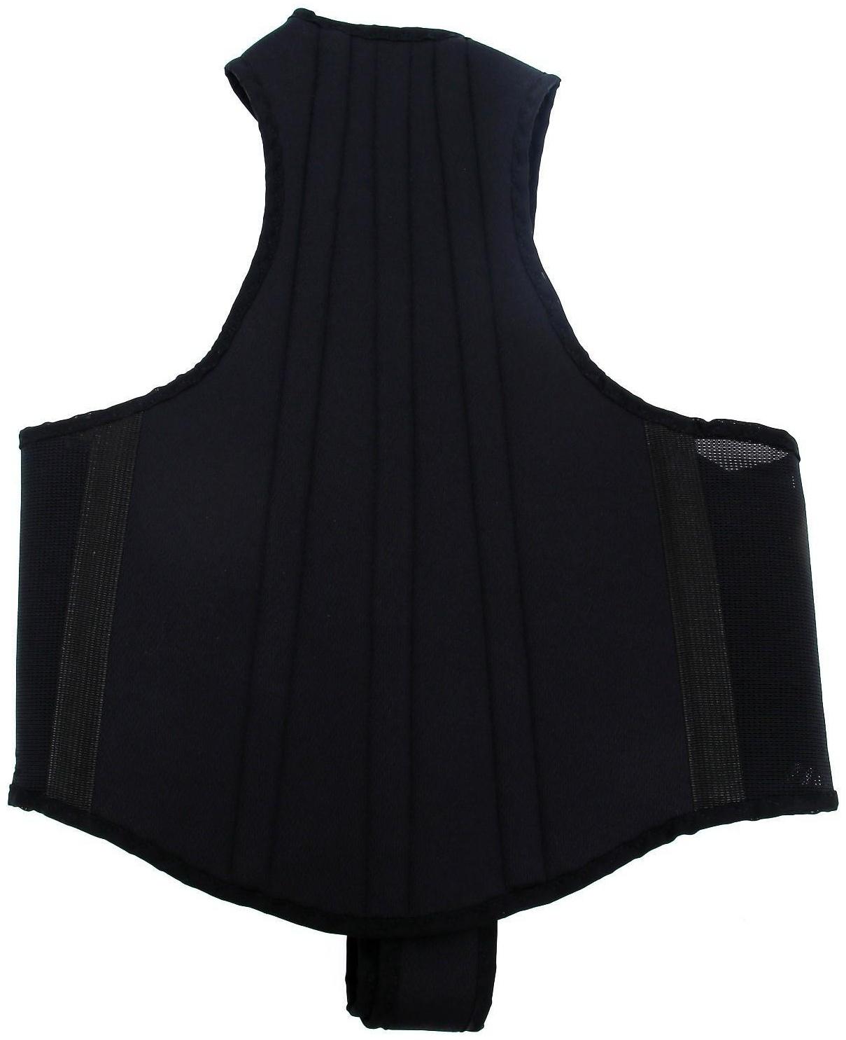 Корректор осанки НТ-КР-031, усиленный, 4 ребра, размер L, цвет чёрный