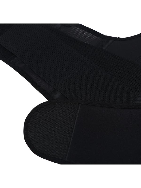 Корректор осанки НТ-КР-031, усиленный, 4 ребра, размер XL, цвет чёрный